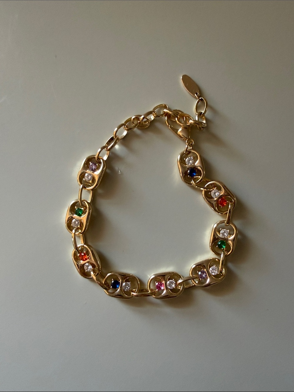 Anthropologie Bottlecap Crystal bracelet - Picture 2 of 2